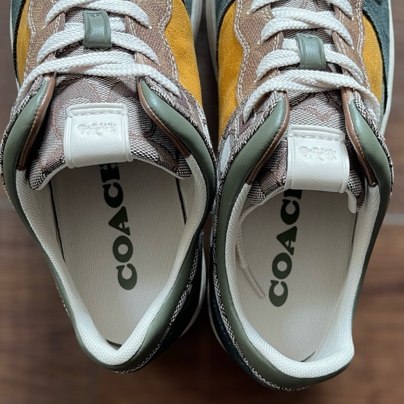 COACH C201 Mixed Signature 3 Sneakers• Size 10D • Men • This Color is Deadstock - Picture 5 of 16